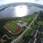Вид з повітря на Центральний спортивний майданчик Ікаалінена