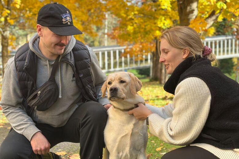 Asumiskokeilijat Leena ja Jami