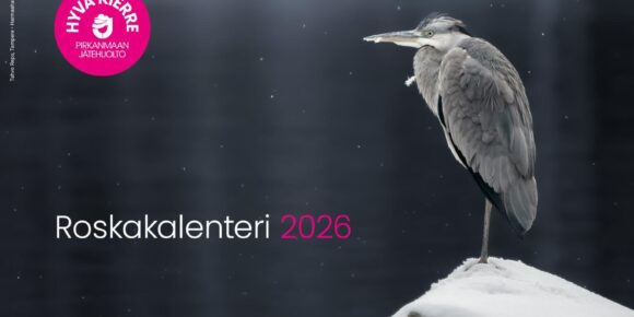 Roskakalenteri noudettavissa 1.12. alkaen