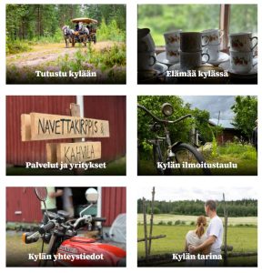 Kylien verkkosivut teemat