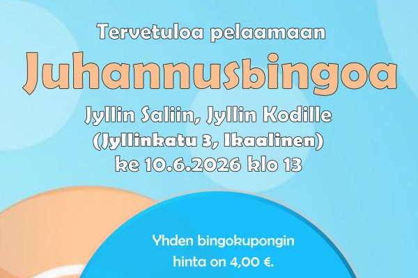 Juhannusbingoa Jyllin Kodilla