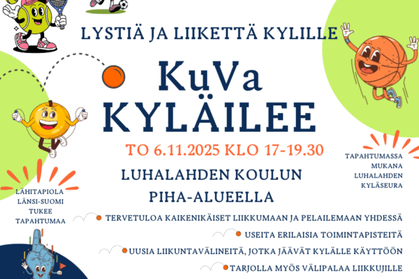 KuVa kyläilee -liikettä ja lystiä kylille