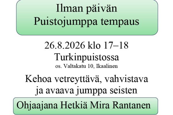Puistojumppa tempaus