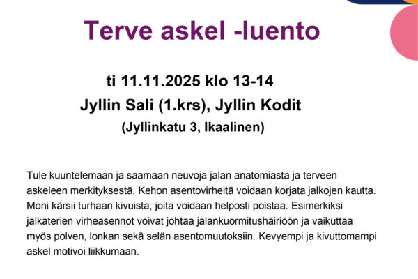 Terve askel -luento